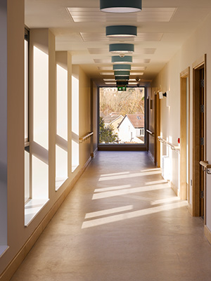 Corridor in Maryfield Nursing Home