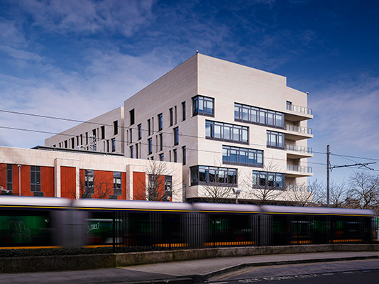 Exterior view of building MISA - Mercers Institute for Successful Aging