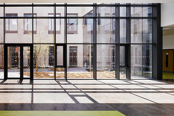 view of courtyard MISA by O'Connell Mahon Architects