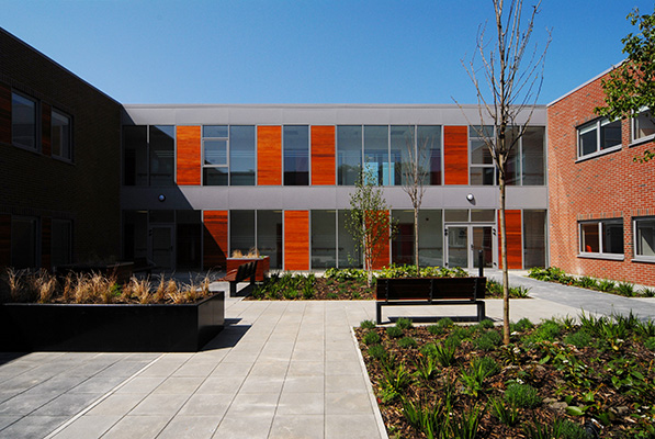 St Mary's Community Nursing Unit Exterior and landscape