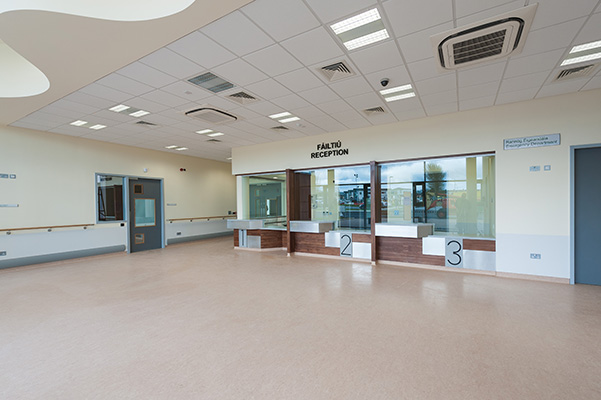 Reception at the University Hospital Kerry