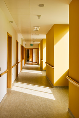 Corridor in Killarney Mental Health Residential Unit