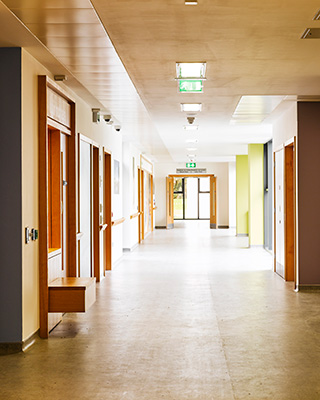Corridor in Killarney Mental Health Residential Unit
