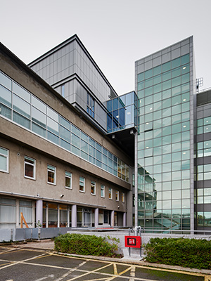 Exterior view of the Pharmacy & Aseptic Compounding building designed by OCMA