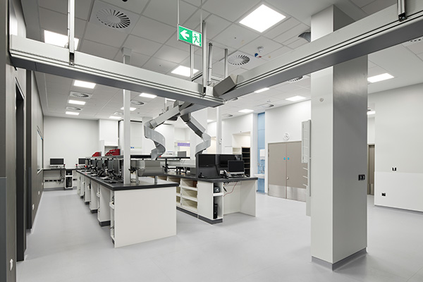 Interior view of the Pharmacys processing area - healthcare architecture
